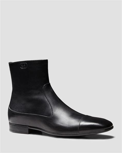 gucci curtis square toe chelsea boots|gucci snakeskin boots.